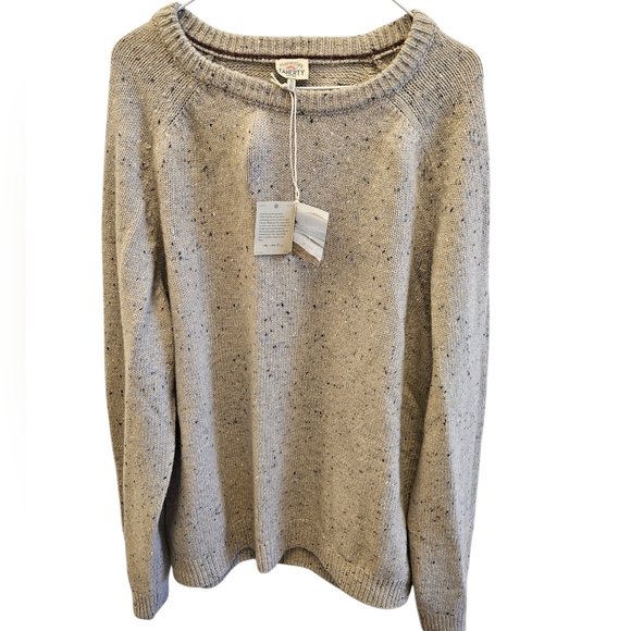 Faherty Donegal Wool Blend Crewneck Sweater Mens NEW - Picture 5 of 7